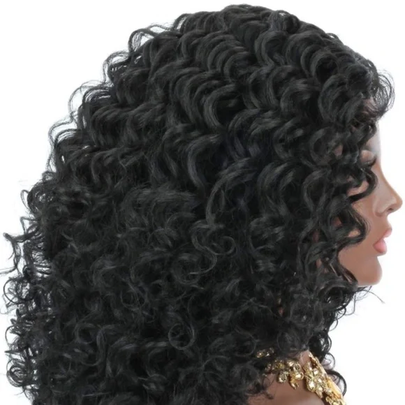 Short Afro Kinky Curly Lace Wigs